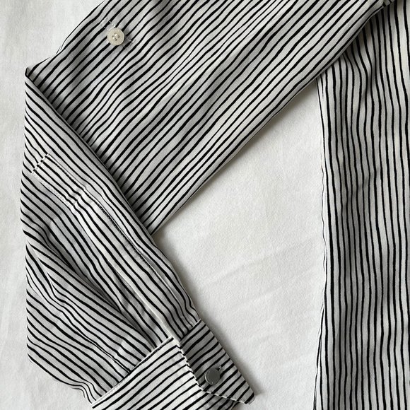 Ellen Tracy Striped Blouse - Picture 6 of 9